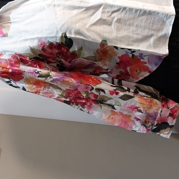 Nwt XL & Large JOIE Sheer White Floral Button Down Shirt - Picture 3 of 16